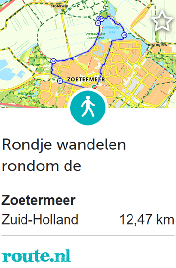 Rondje wandelen rondom de Zoetermeerse Plas