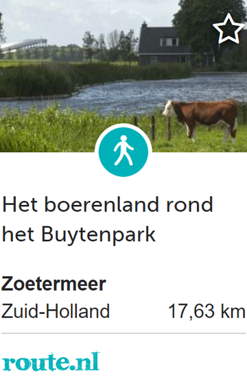 Het boerenland rond het Buytenpark