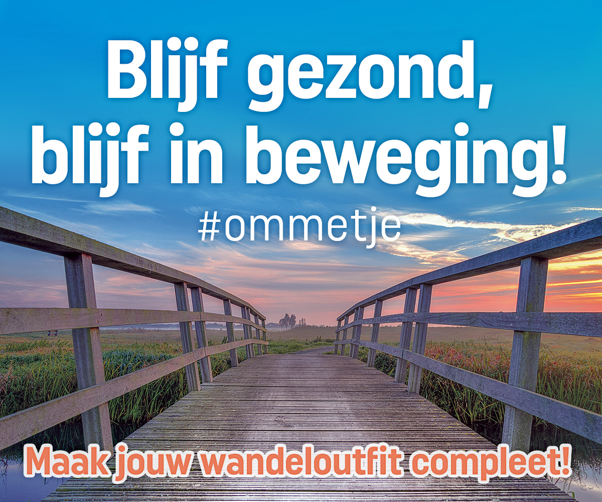 Blijf gezond, blijf in beweging! #ommetje