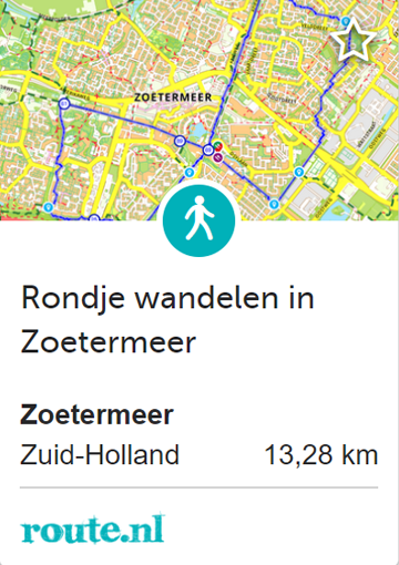 Rondje wandelen in Zoetermeer